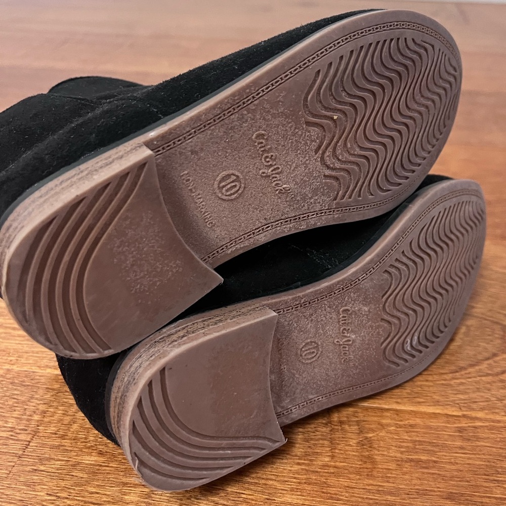Toddler Girls Cat and Jack Opal Ankle Booties / Boots - 10 Toddler - Black - Picture 7 of 7